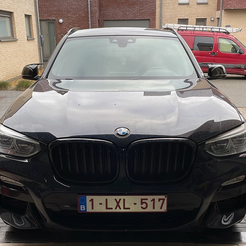 Para BMW X3 G01 X4 G02 X5 G05 X6 G06 X7 G07 2018 2019 2020 M estilo cubierta de espejo retrovisor negro aspecto X3M