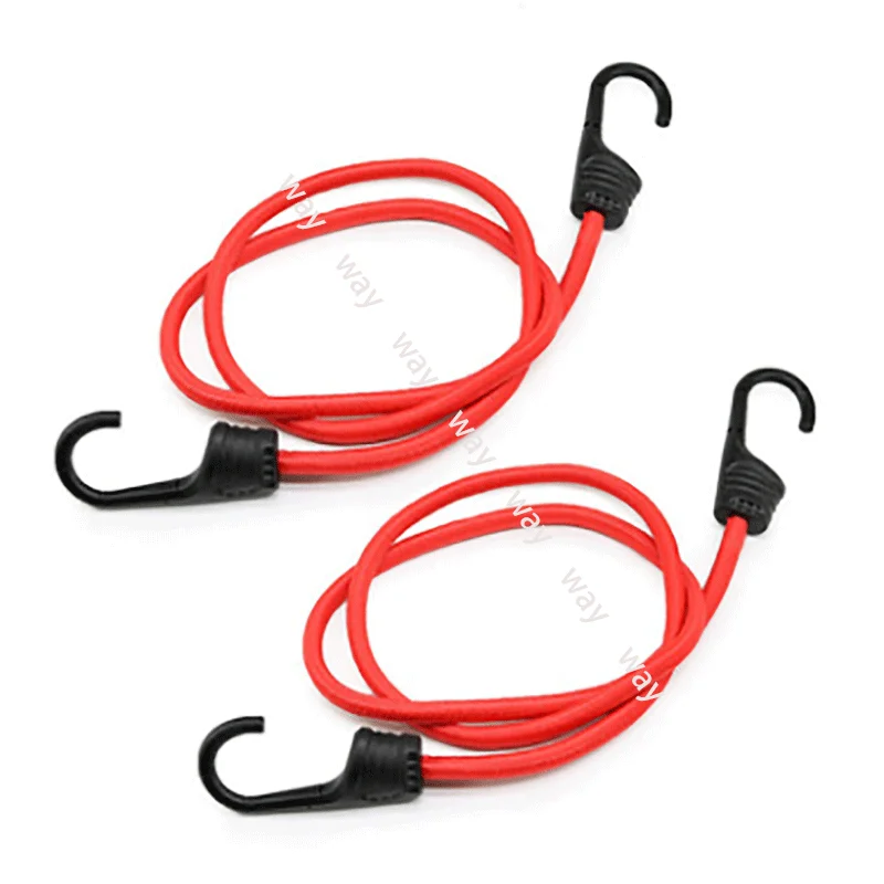 9/12 Uds cuerdas elásticas elásticas con ganchos, correa de embalaje de equipaje de cuerda, red de carga para motocicleta bicicleta viajes Camping senderismo