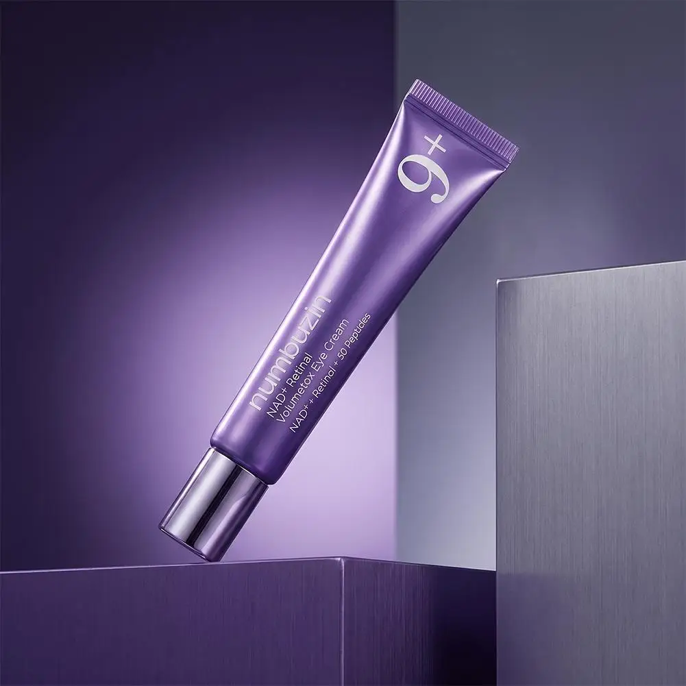 Numbuzin No.9 NAD+ Retinal Volumetox Crema para Ojos 20ml - Cuidado Antiarrugas, Ojeras, Hinchazón y Atenúa Líneas Finas, Cuidado de la Piel de los Ojos