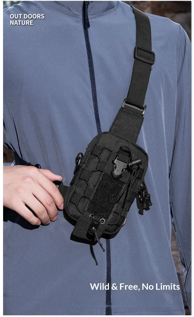 Bolsa de Pecho Multifuncional Homefish para Botella de Agua, Portátil, para Ciclismo, Camping y Actividades al Aire Libre
