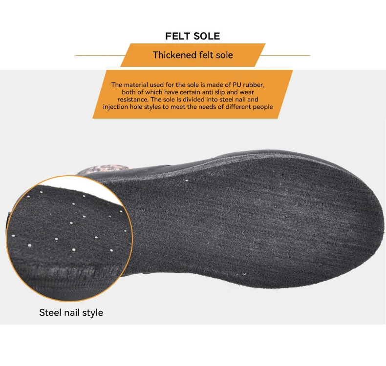 Zapatos de pesca de neopreno de 5mm para hombre y mujer, antideslizantes, resistentes al corte, botas de buceo de alta intensidad, suela de fieltro gruesa
