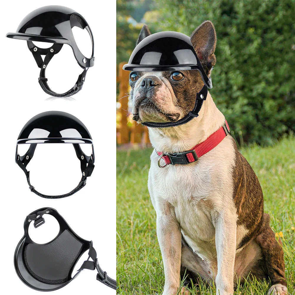 Casco de Motocicleta para Bulldog Francés, Accesorios Elegantes para Perros Pequeños y Medianos, Cachorros, Mascotas, Gorro, Accesorio para la Cabeza