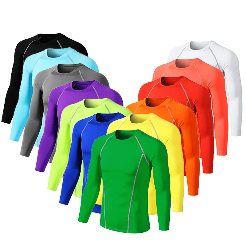 Hombres Mujeres Niños Niños Niño Niña Secado rápido Correr Camiseta larga Fitness Deporte Baloncesto Fútbol Gimnasio Senderismo Ropa para correr A84