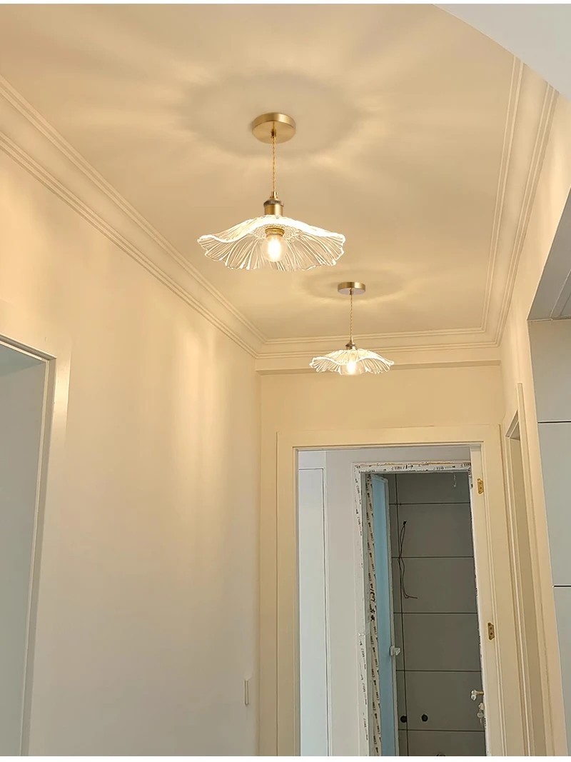 Luces colgantes Vintage, lámparas colgantes de cristal de flores, iluminación de decoración del hogar, sala de estar, dormitorio, mesita de noche, accesorio de iluminación para tienda interior lamparasa de techo colgan