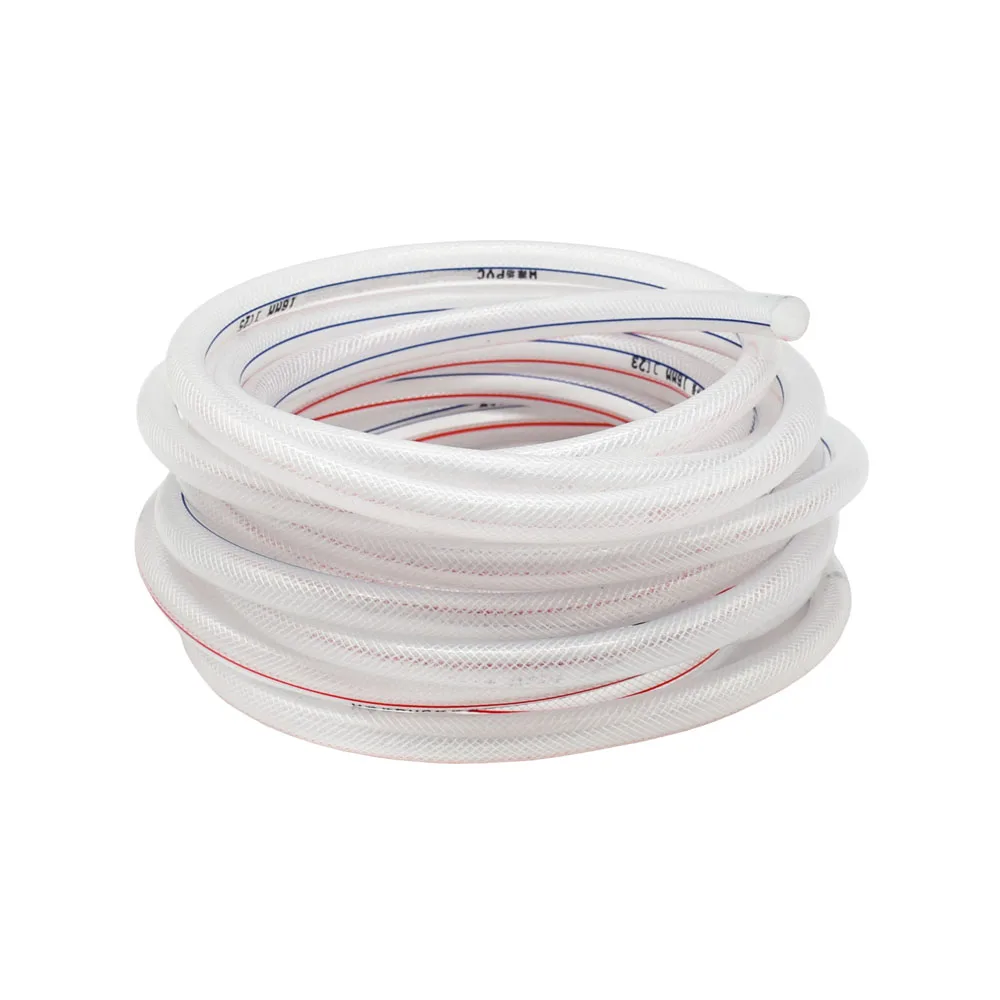 Manguera de riego para jardín, Conector de tubo de Pvc para lavado de coches, herramientas de riego de flores, 5m-20m, 1/2, 5/8, 3/4, 1 ", 1/2