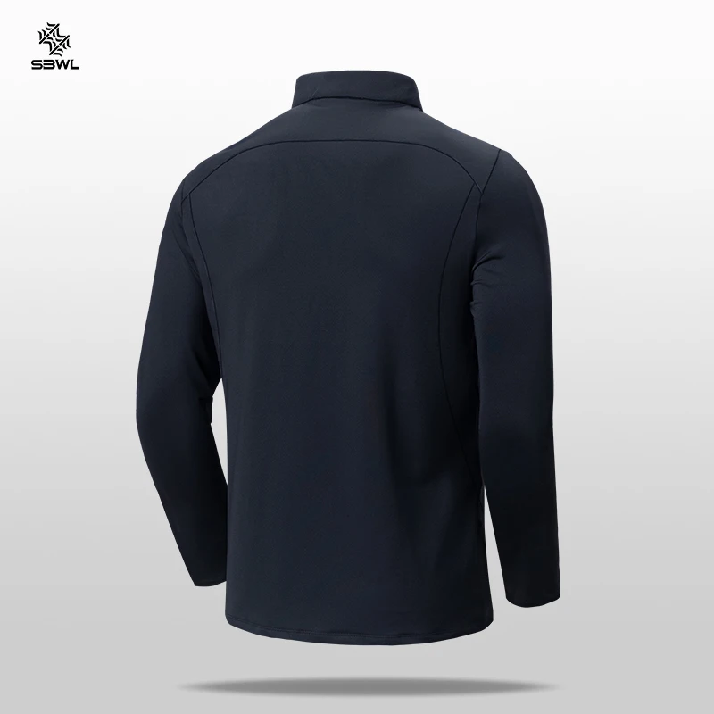 SBWL Camiseta de manga larga para hombre, de alta calidad, para ciclismo, senderismo, deportes al aire libre, ocio, secado rápido, para correr, ropa deportiva, tops
