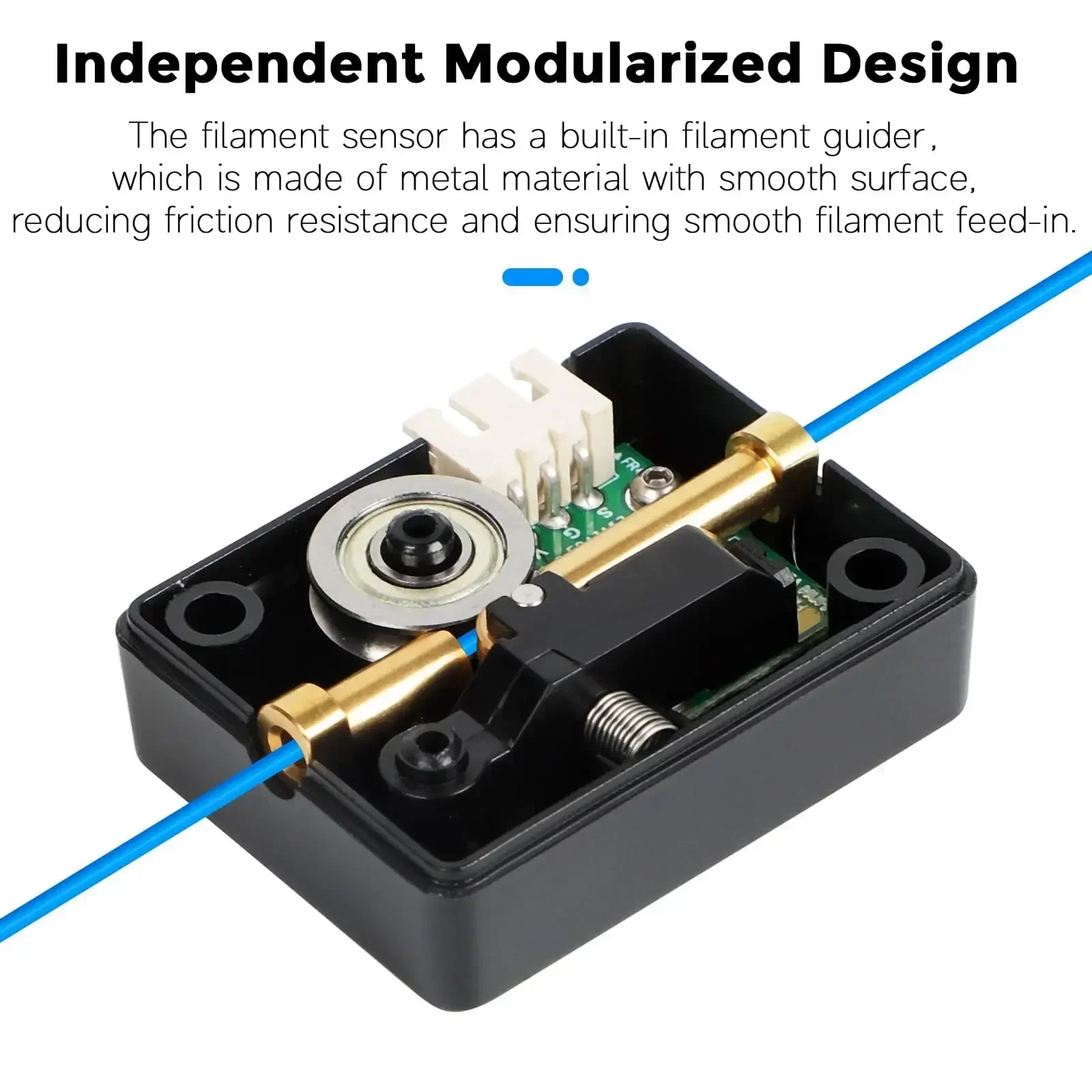 Creality Ender-3 V3 KE/SE Sensor Detector de salida de filamento Kit de mecanismo inteligente automático para impresora 3D piezas 3V3 KE/SE