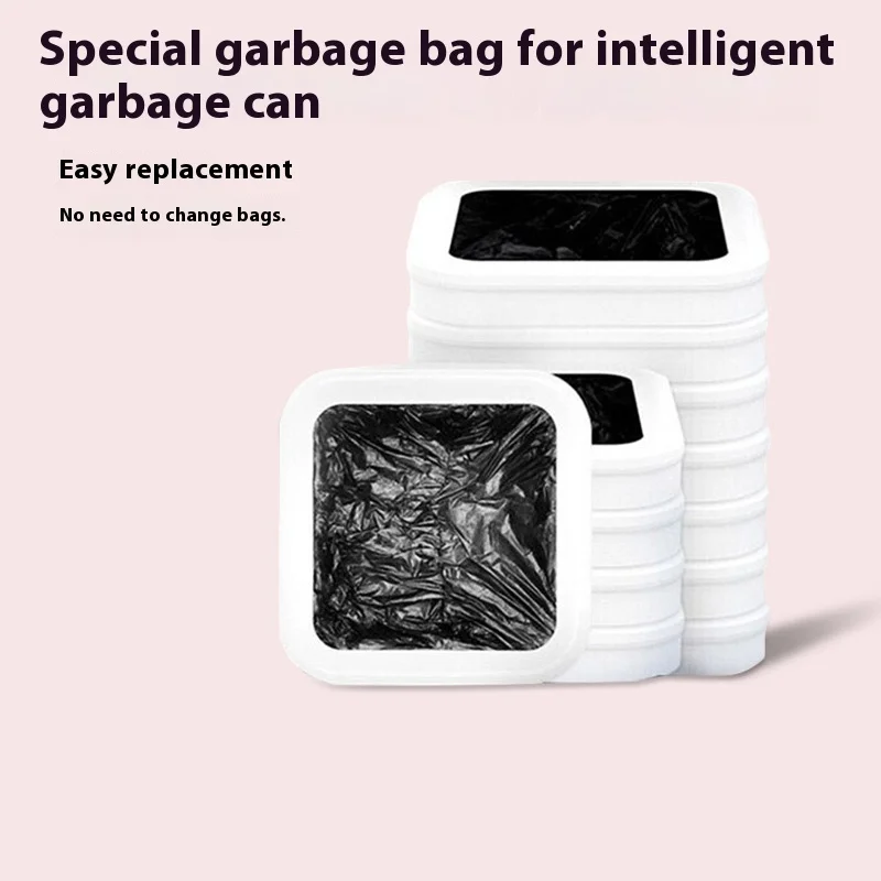 Xiaomi cubo de basura T1 T1S Tair Smart TOWNEW bolsas de basura de repuesto originales 6/12 anillos de repuesto bolsas de embalaje y cambio automático