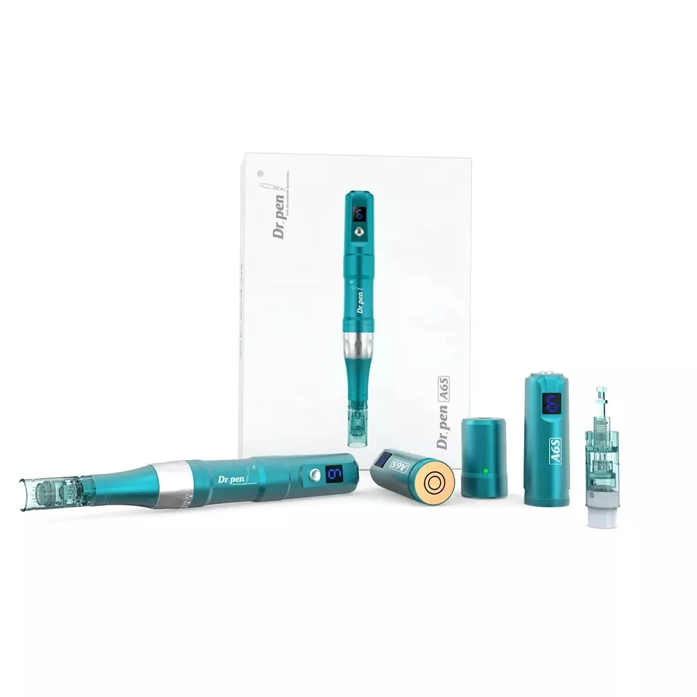 Dr.Pen A6S Original, con Cable o Inalámbrico, 2 Modelos, Derma Pen con Microagujas, Longitud de la Aguja 0.25 MM