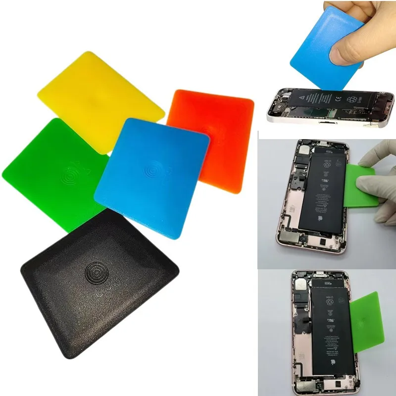 Tarjeta de palanca de plástico para batería de pantalla LCD, herramienta de desmontaje antiestática, pantalla de apertura, reparación de palanca de batería de teléfono, 5 uds.