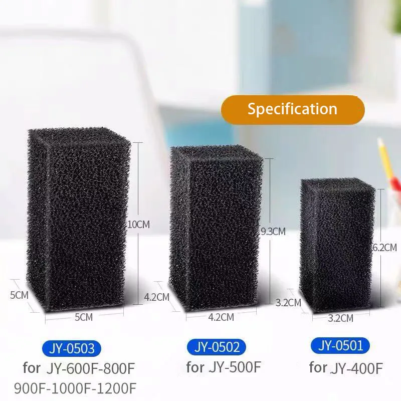 Filtro de acuario Bio esponja purificación de agua de alta densidad esponja bioquímica estanque filtro de pecera medios reemplazo algodón