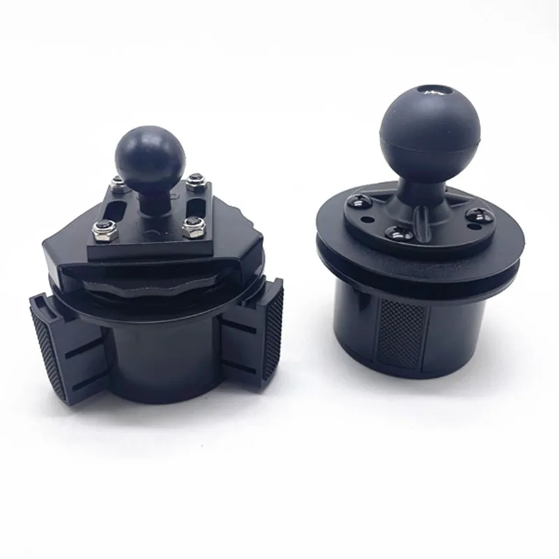 Soporte Universal para portavasos con bola de 1 pulgada/1,5 pulgadas para teléfonos móviles de coche, soporte GPS Para brazo de doble toma