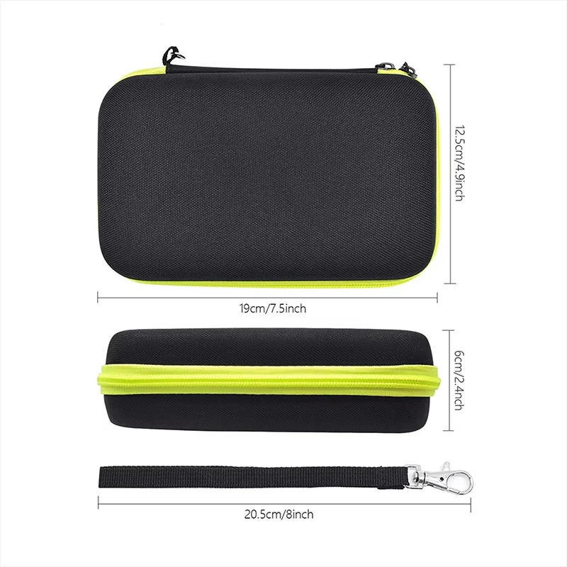 Bolsa de almacenamiento para afeitadora Philips One Blade, estuche de transporte para afeitadora eléctrica para hombre, bolsa de almacenamiento de viaje dura a prueba de golpes