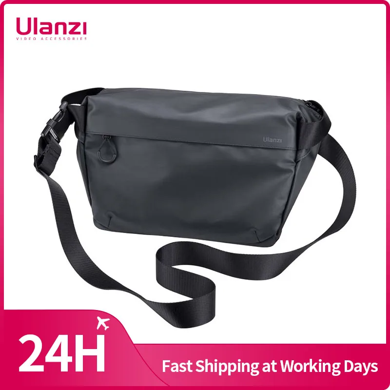 Ulanzi-Bolso de hombro para cámara DSLR, bolsa de hombro impermeable para fotografía, 6L de capacidad, bolsa de mensajero para Canon, Sony y Nikon, PB008