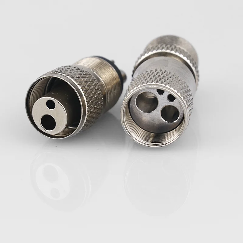 Adaptador de pieza de mano Dental, acoplador de conector de turbina, cambiador de 2/4 agujeros, piezas de repuesto para instrumentos de dentista, accesorios de herramientas, equipo