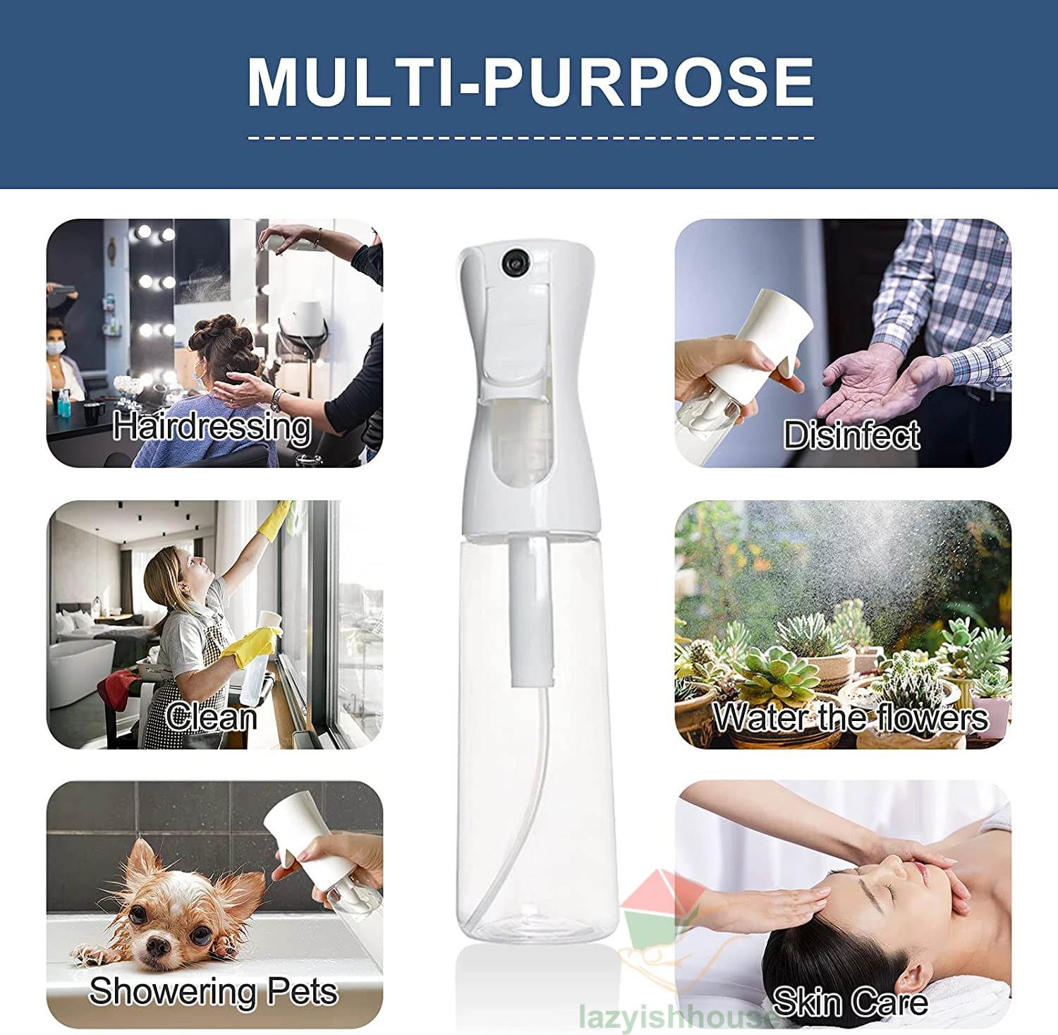 Pulverizador de Presión Ligera, Rociador de Agua para Jardín, Botella Pulverizadora de Agua por Compresión, Aspersor para Plantas, Atomizador de Jardinería