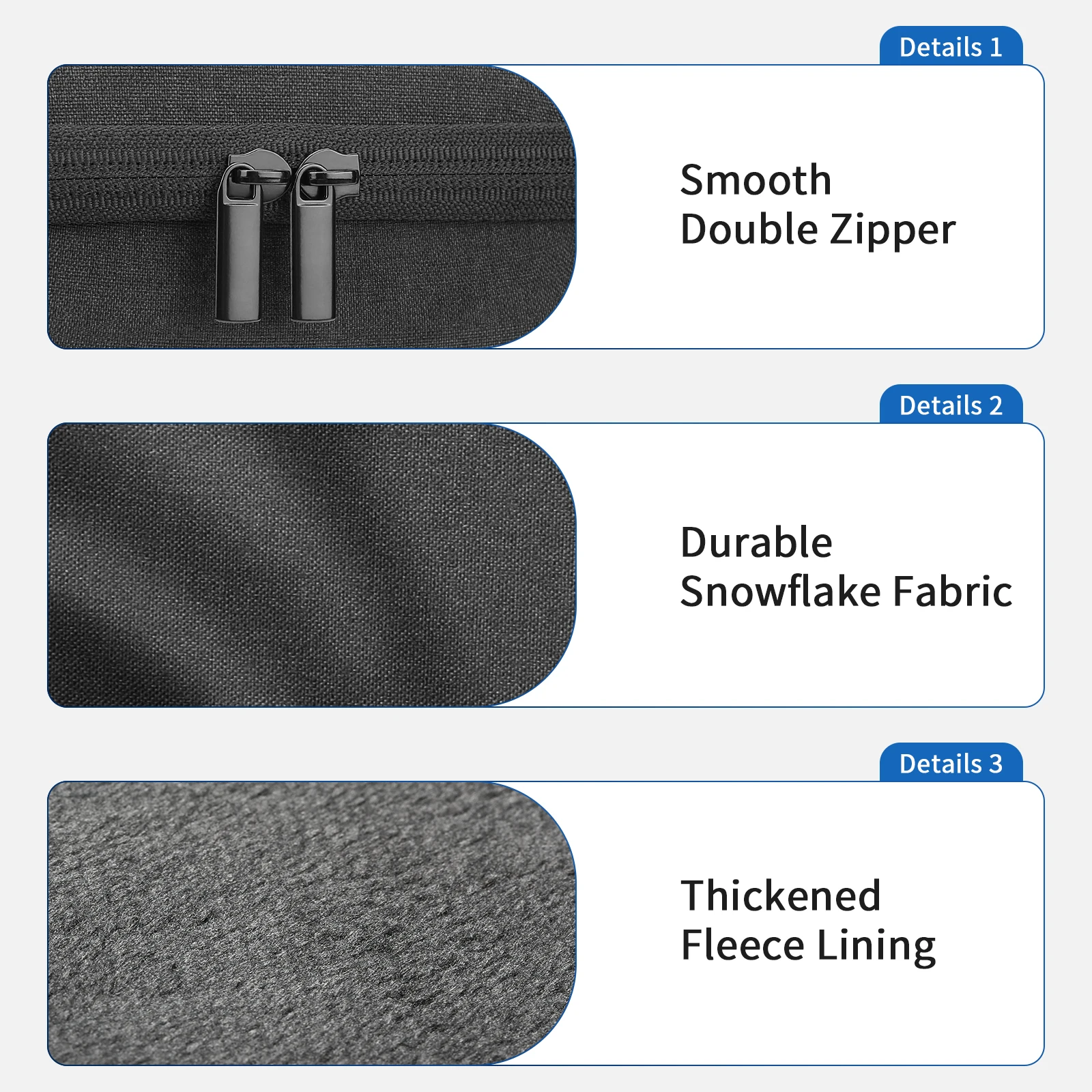 YINKE-funda inteligente para Apple AirPods Max con modo de suspensión, práctica, de transporte, organizador duro de viaje, funda de almacenamiento
