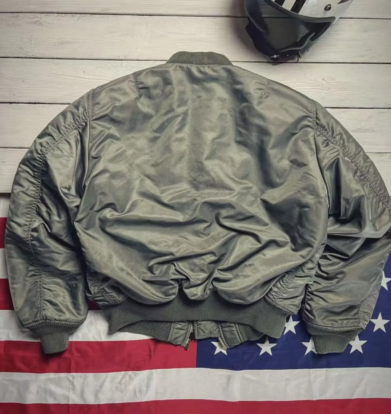 Réplica Perfecta de la Chaqueta de Vuelo Clásica MA-1, Chaqueta Bomber Unisex de Alta Calidad, Acolchada de Algodón, para Parejas, Primavera/Otoño