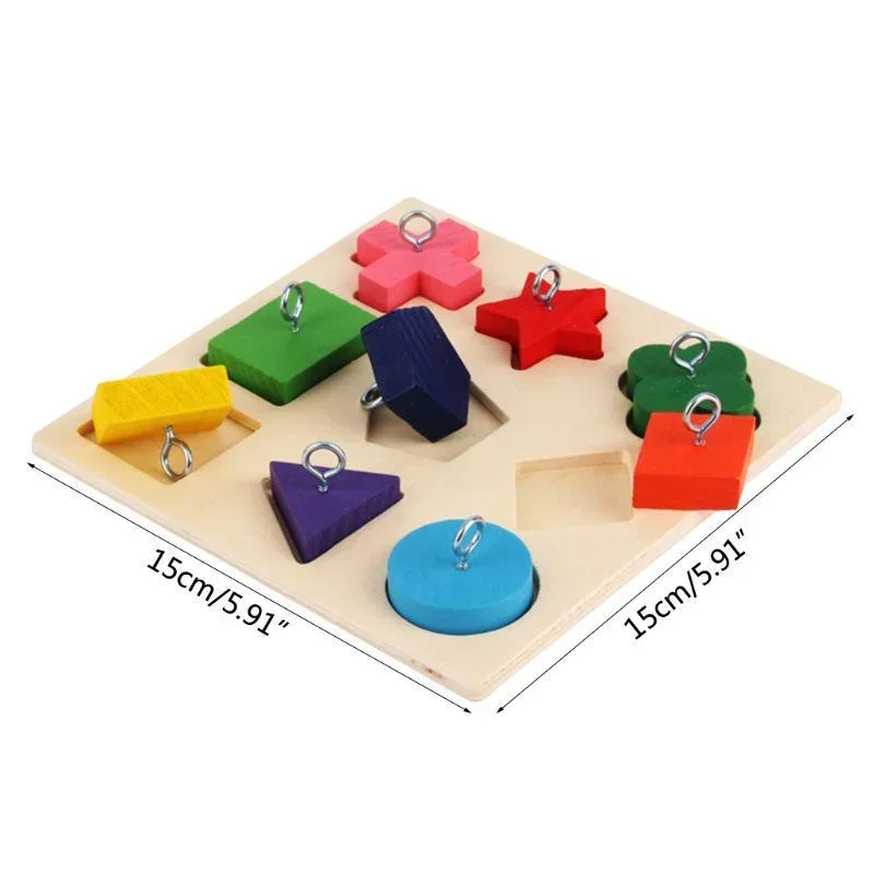 Juguetes educativos para loros, juguetes de entrenamiento interactivos para loros, bloques de madera, rompecabezas para pájaros, suministros para pájaros