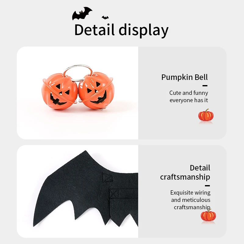Ropa de Moda para Gatos, Alas de Murciélago, Disfraz Divertido para Perros, Alas Artificiales, Accesorio de Cosplay para Mascotas, Disfraz de Gato para Halloween y Navidad, Productos para Mascotas