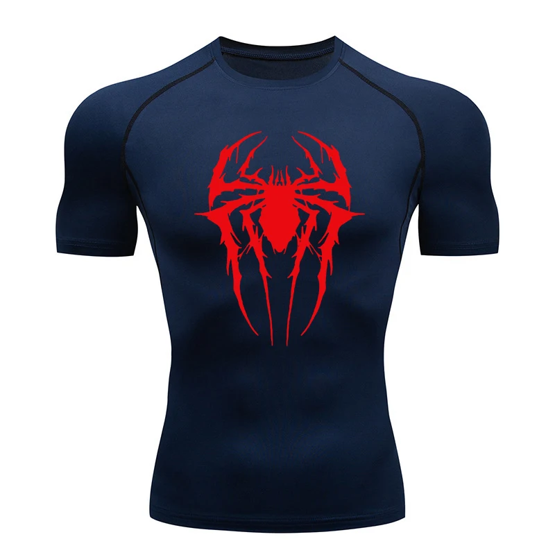 Camisetas de compresión 2099 para hombre, camiseta deportiva de protección solar para correr de segunda piel, ropa de entrenamiento para gimnasio y Fitness Rashgarda MMA