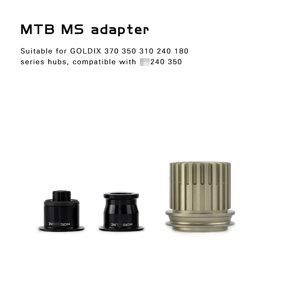 GOLDIX-Adaptador de buje para bicicleta de montaña, accesorio para bici de grava, serie M370 310 180 para SHIMANO/SRAM 11S 12S, Envío Gratis