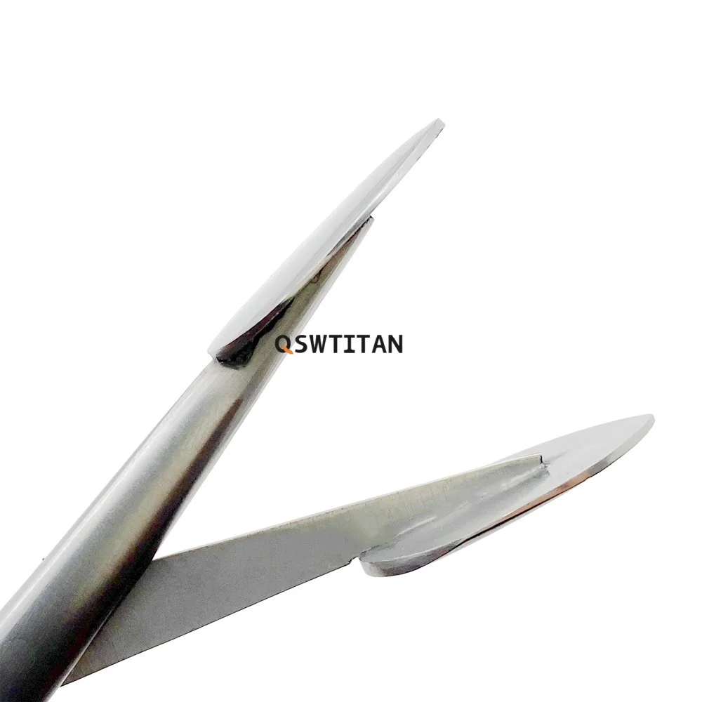Tijeras separadoras de punta de cuchara de Trepsat recto de 19cm para instrumentos quirúrgicos de precisión de cirugía plástica