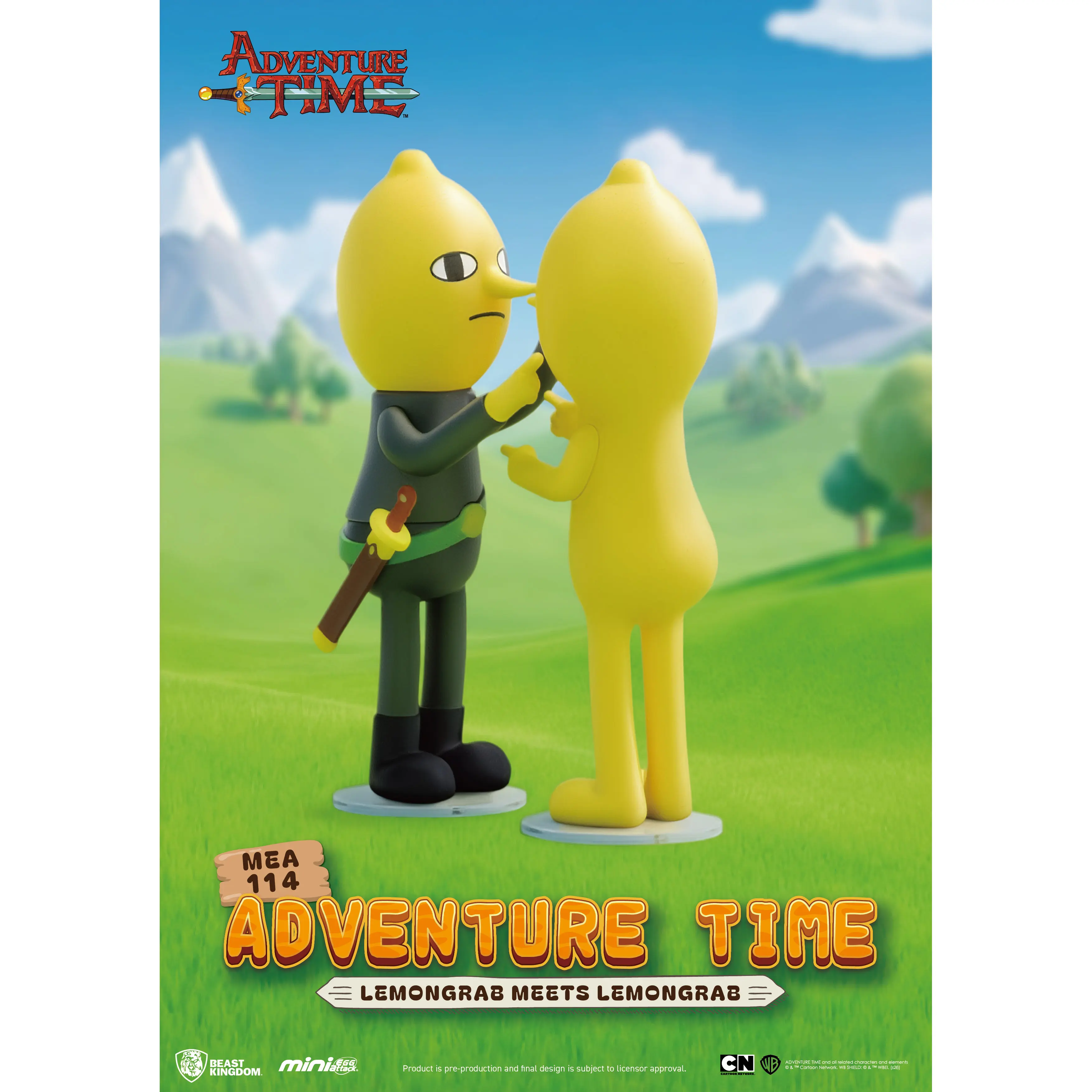 Beast Kingdom Adventure Time Ice King Lemongrad MEA114 Figuras de Anime Coleccionables, Modelo de Juguete, Regalos, Adornos