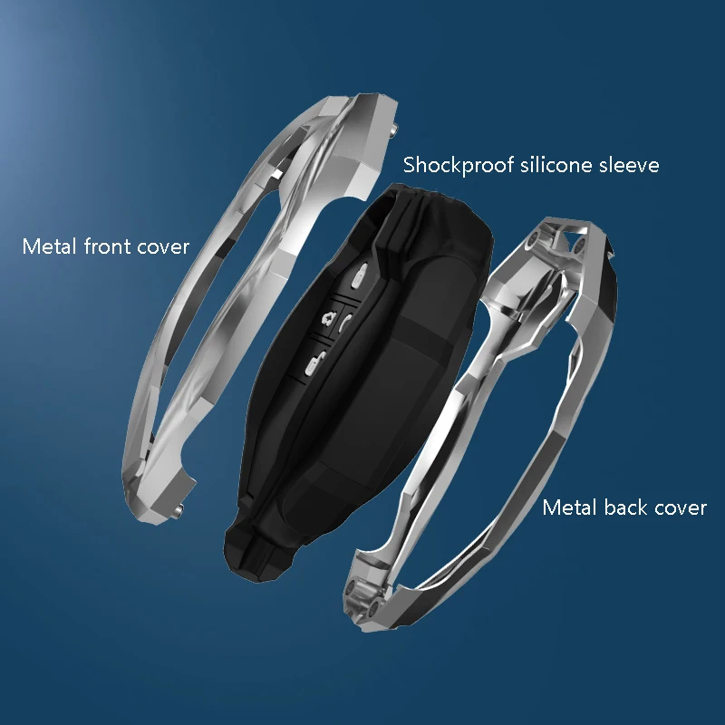 Funda de aleación de zinc para llave de coche Trumpchi GAC 2021 Empow J11-J15 J16, accesorios para coche, soporte de estilo automotriz, carcasa protectora