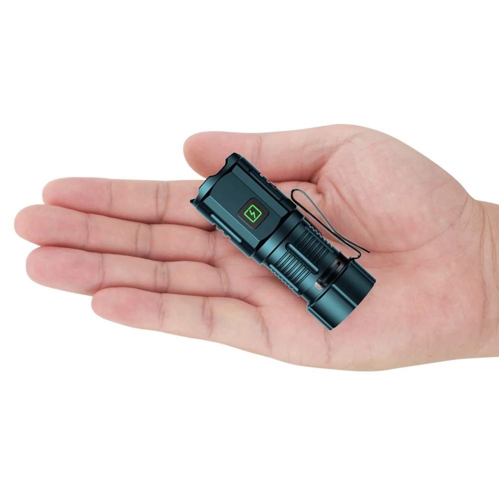 6500K 3x Mini Led Palm pequeña linterna USB recargable portátil imán antorcha al aire libre senderismo Camping trabajo en casa coche Repai 16340