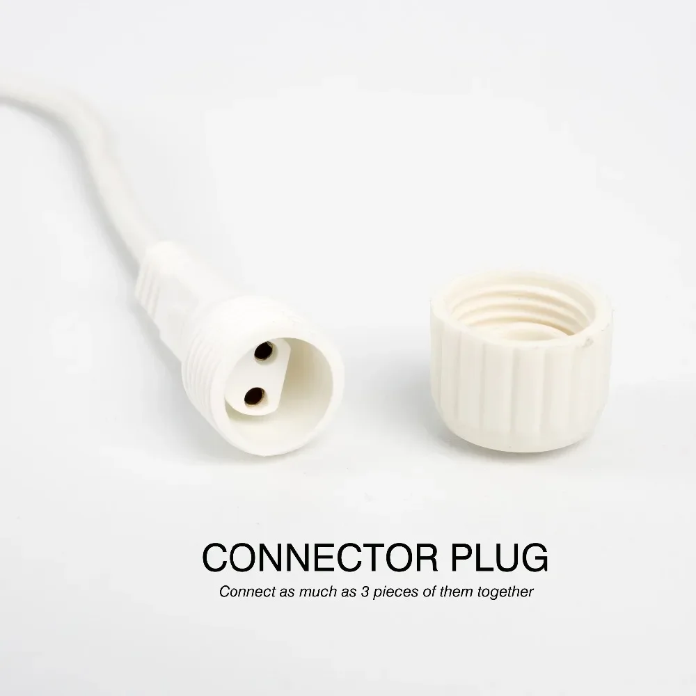 Guirnalda de Luces LED G50 para Exteriores, Luces de Globo LED Impermeables IP65, Guirnalda Decorativa Resistente a Impactos para Jardín, Patio, Campamento, Boda