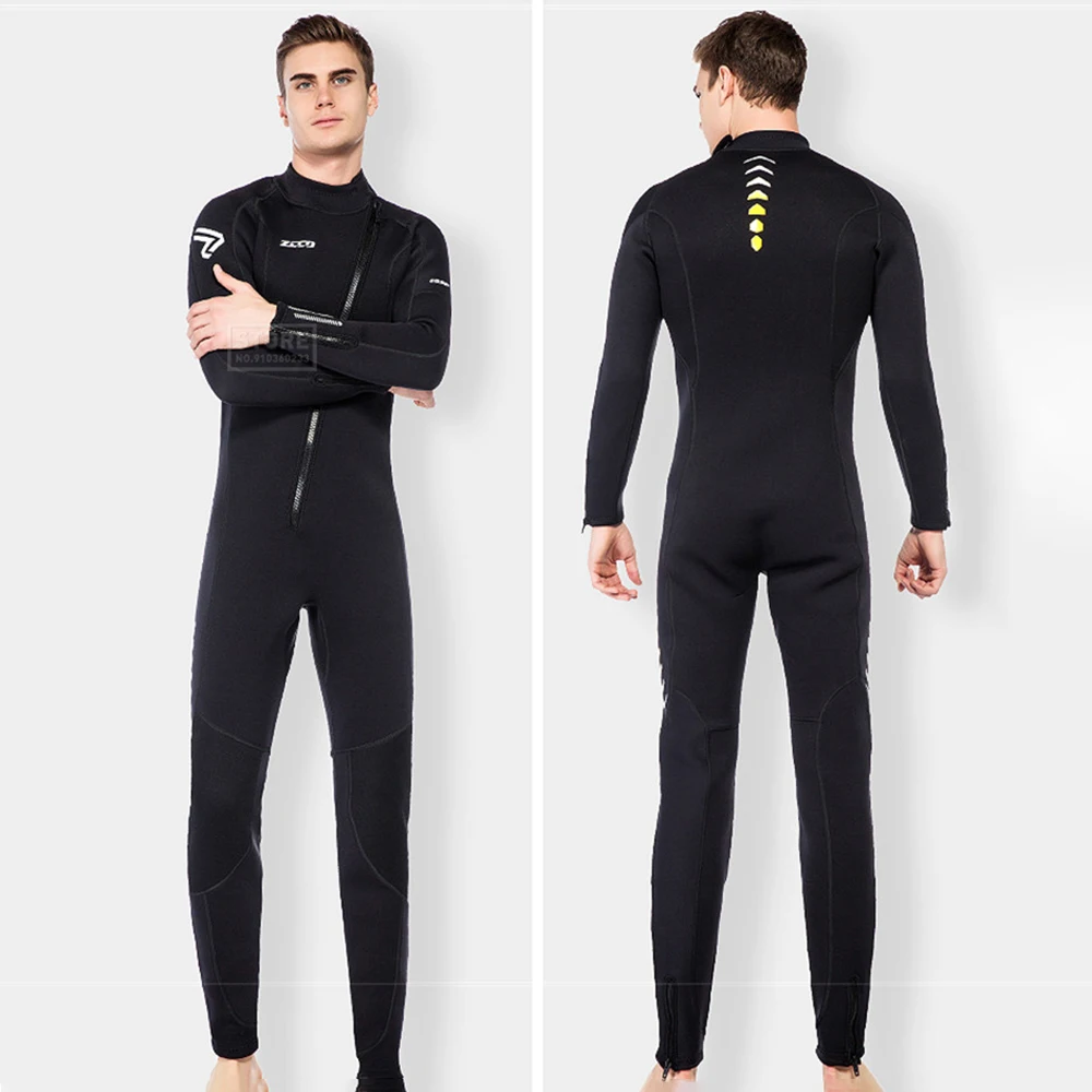 Traje de neopreno de 3MM para hombre, traje de buceo para Surf, equipo de pesca submarina, pesca submarina, Kitesurf, traje de baño, equipo de traje húmedo