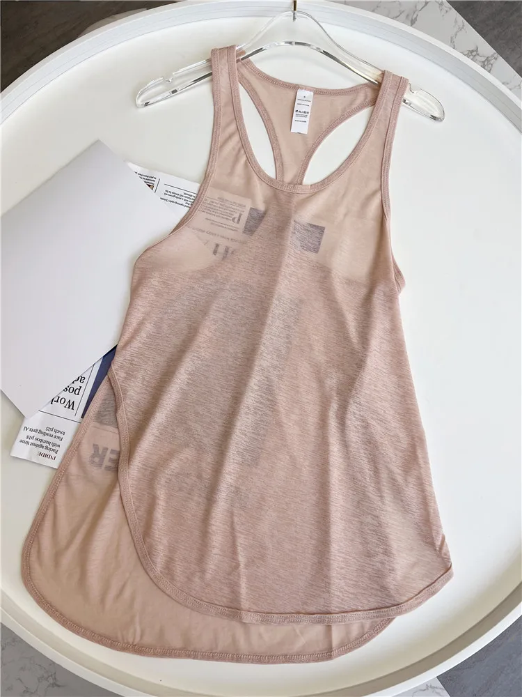 Chaleco deportivo suave de secado rápido para exteriores, camiseta sin mangas para Yoga, gimnasio, entrenamiento, Top para correr, Fitness, Halter para mujer