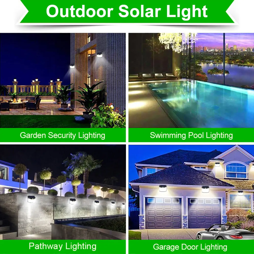 576 luces LED de energía Solar para exteriores, Sensor de movimiento, 3 modos, luces de inundación de seguridad impermeables para camino exterior, lámpara de jardín y garaje