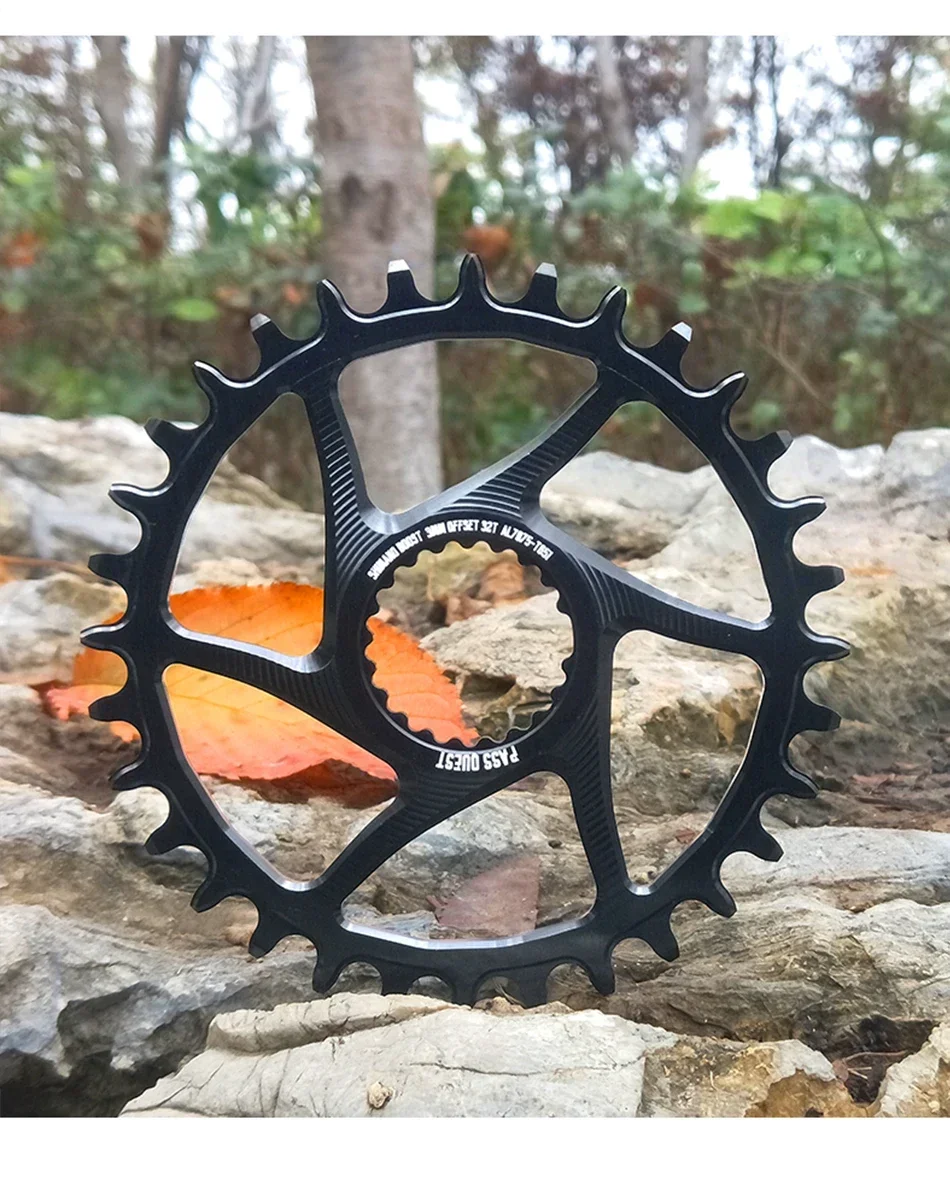 Plato de cadena PASS QUEST con desplazamiento de 3 mm y 6 mm, compatible con sistemas Boost M6100, M7100, M8100 y M9100, y con montaje directo en los bielas.