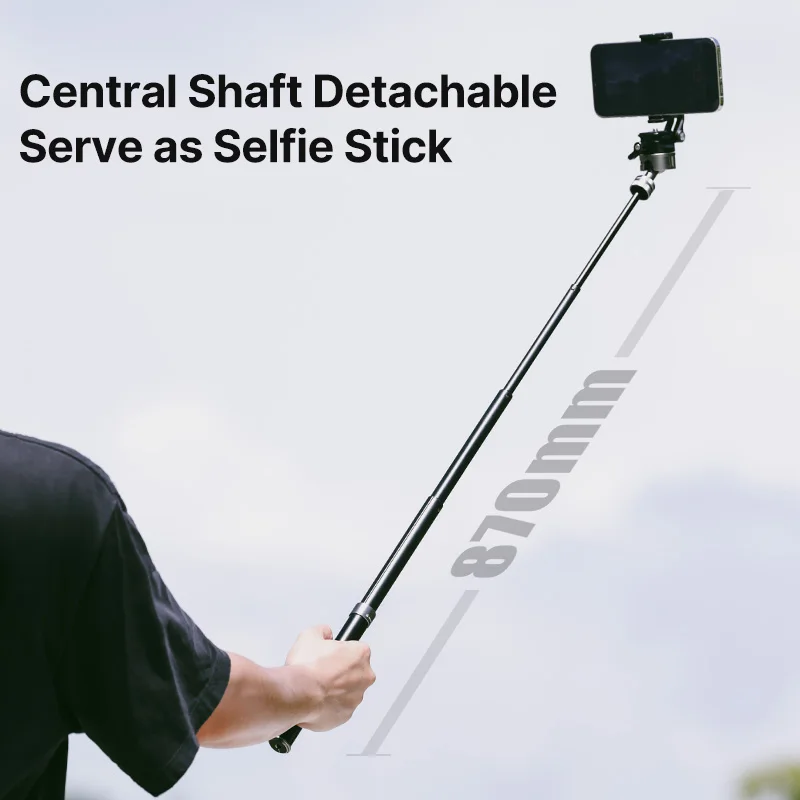 Ulanzi MT-63 aleación de aluminio portátil Mini trípode cámara Smartphone viajes al aire libre fotografía grabación de vídeo trípode monopié