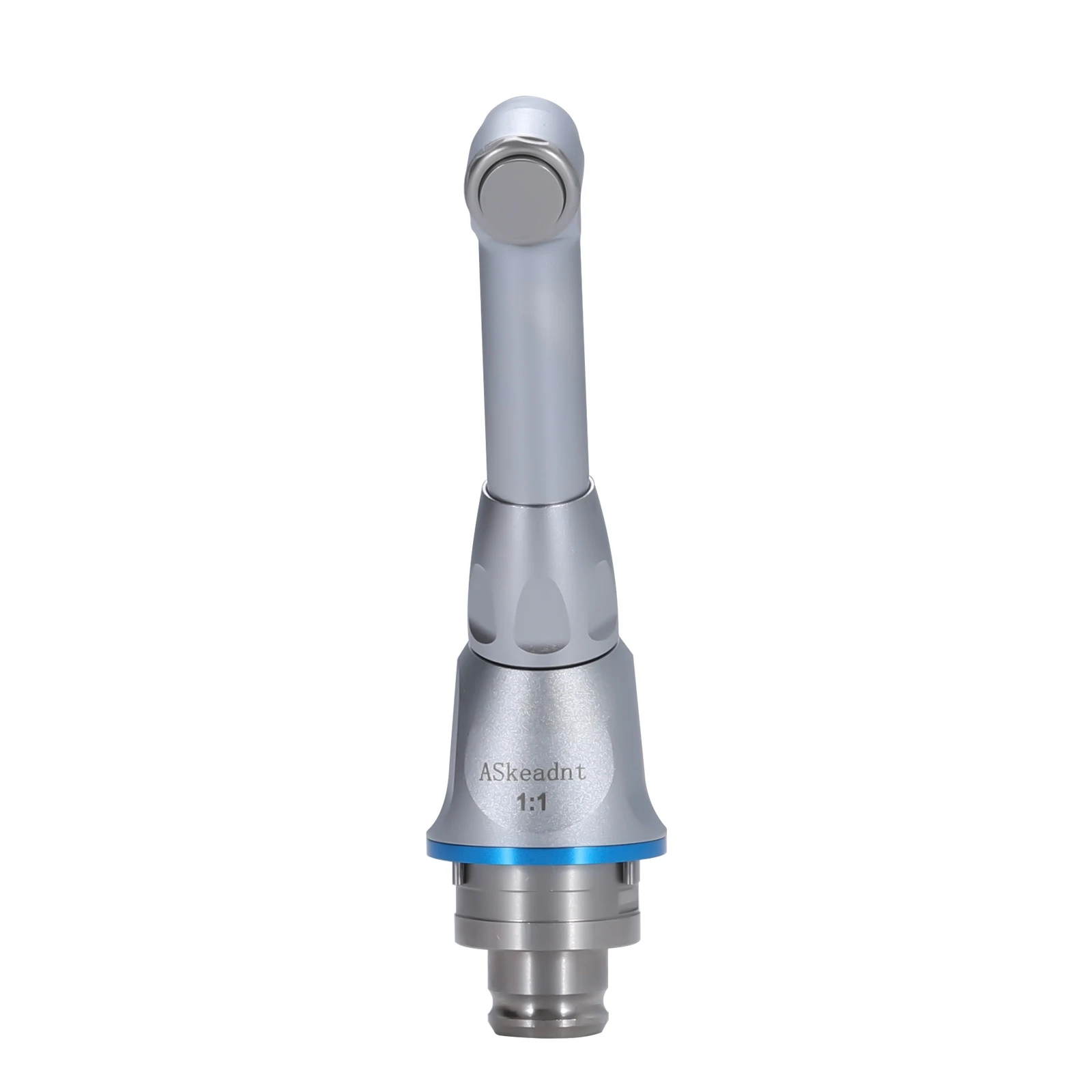 1/5/10 Piezas Cabezal Contra-ángulo Dental Mini 1:1 con Botón de Presión para Motor de Endodoncia, Porta-fresas Ni-Ti
