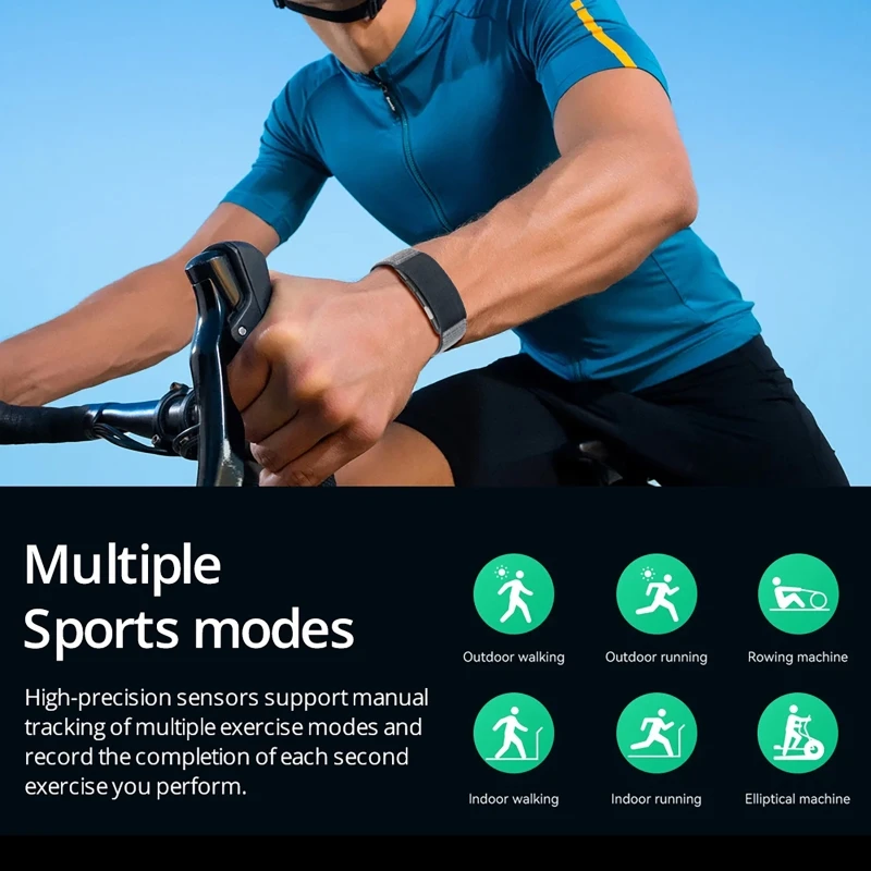 Reloj Inteligente Sin Pantalla, Monitorización de Frecuencia Cardíaca, Presión Arterial y Temperatura Corporal en Tiempo Real, Reloj Inteligente con ECG Sin Pantalla