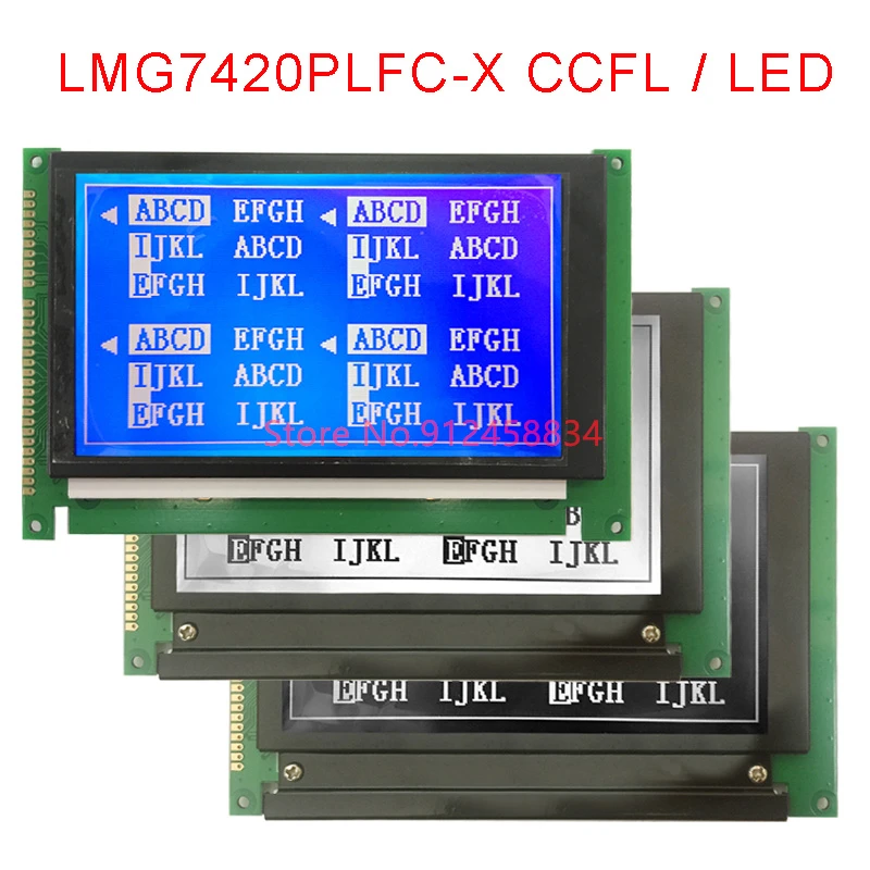 Reemplazo de pantalla del módulo LCD LMG7420PLFC-X para LMG7420 PLFC X Rev.A Rev.C Rev.D