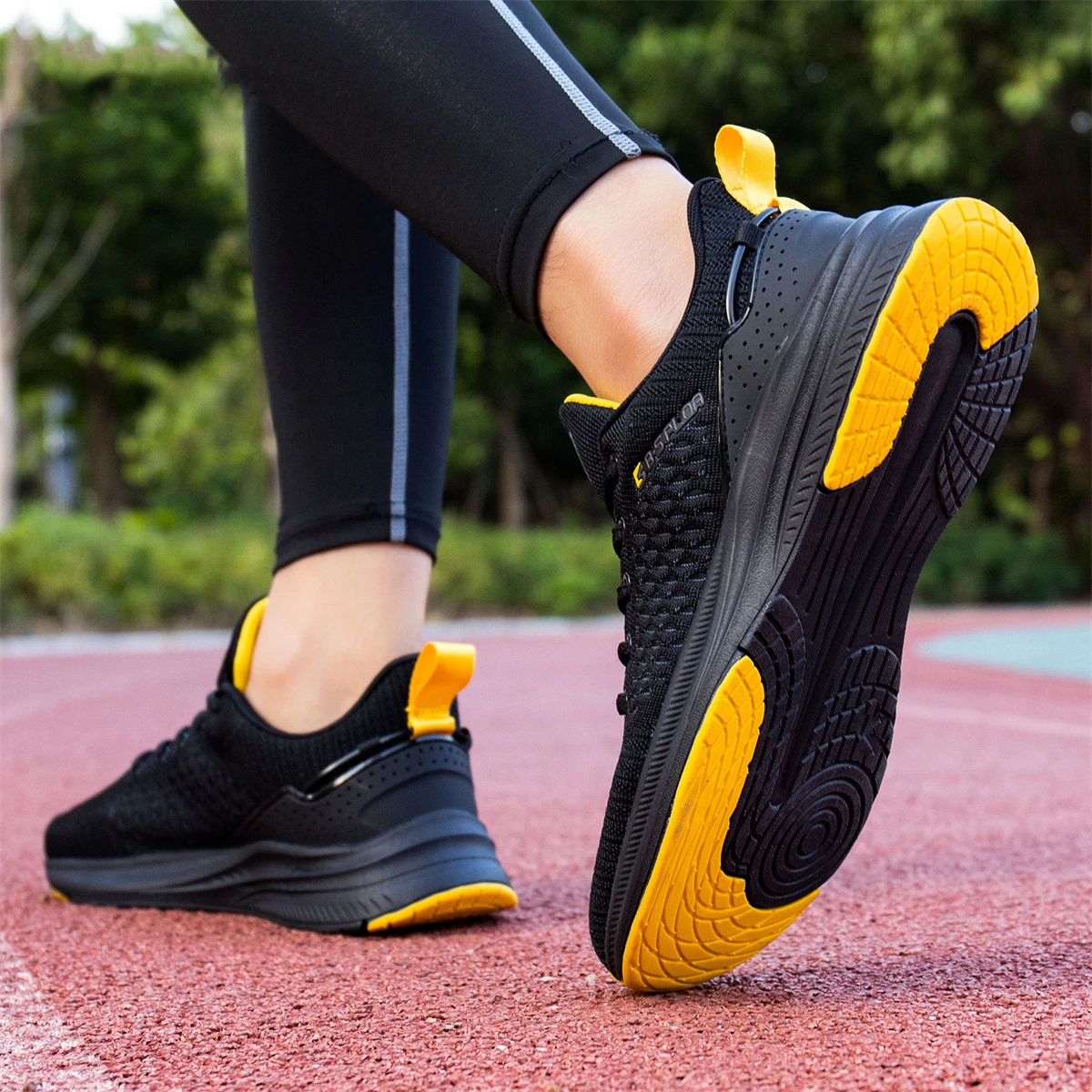 Baasploa-Zapatillas de correr ligeras para hombre, deportivas informales de malla de diseñador, con cordones, para deportes al aire libre, tenis, 2023