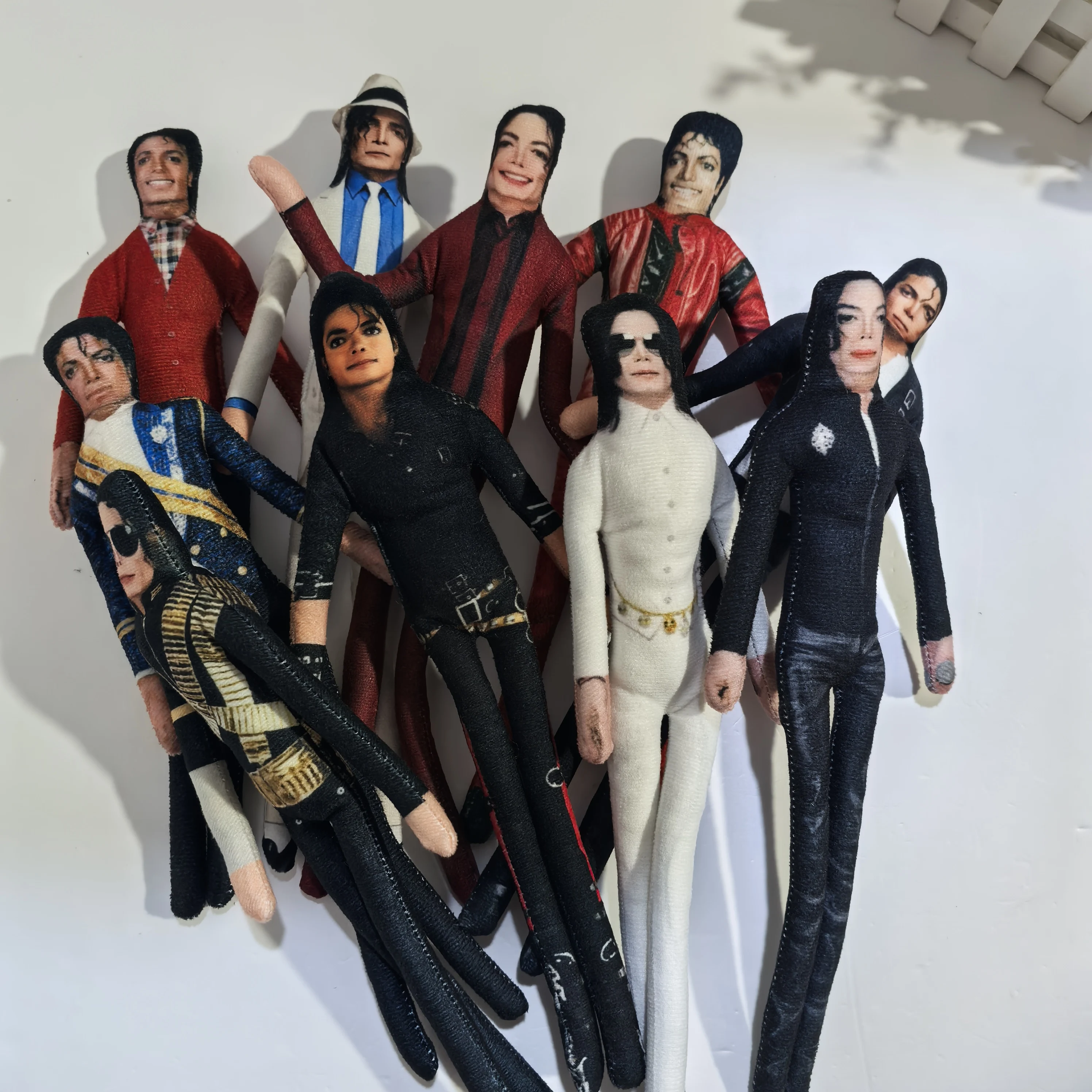 Muñeco de Peluche Flexible de Michael Jackson con Armazón de Alambre, Muñeco Articulado de MJ, Muñeco Abstracto de Rat Jerky, Rey del Pop, Juguete Coleccionable, Regalo para Fans