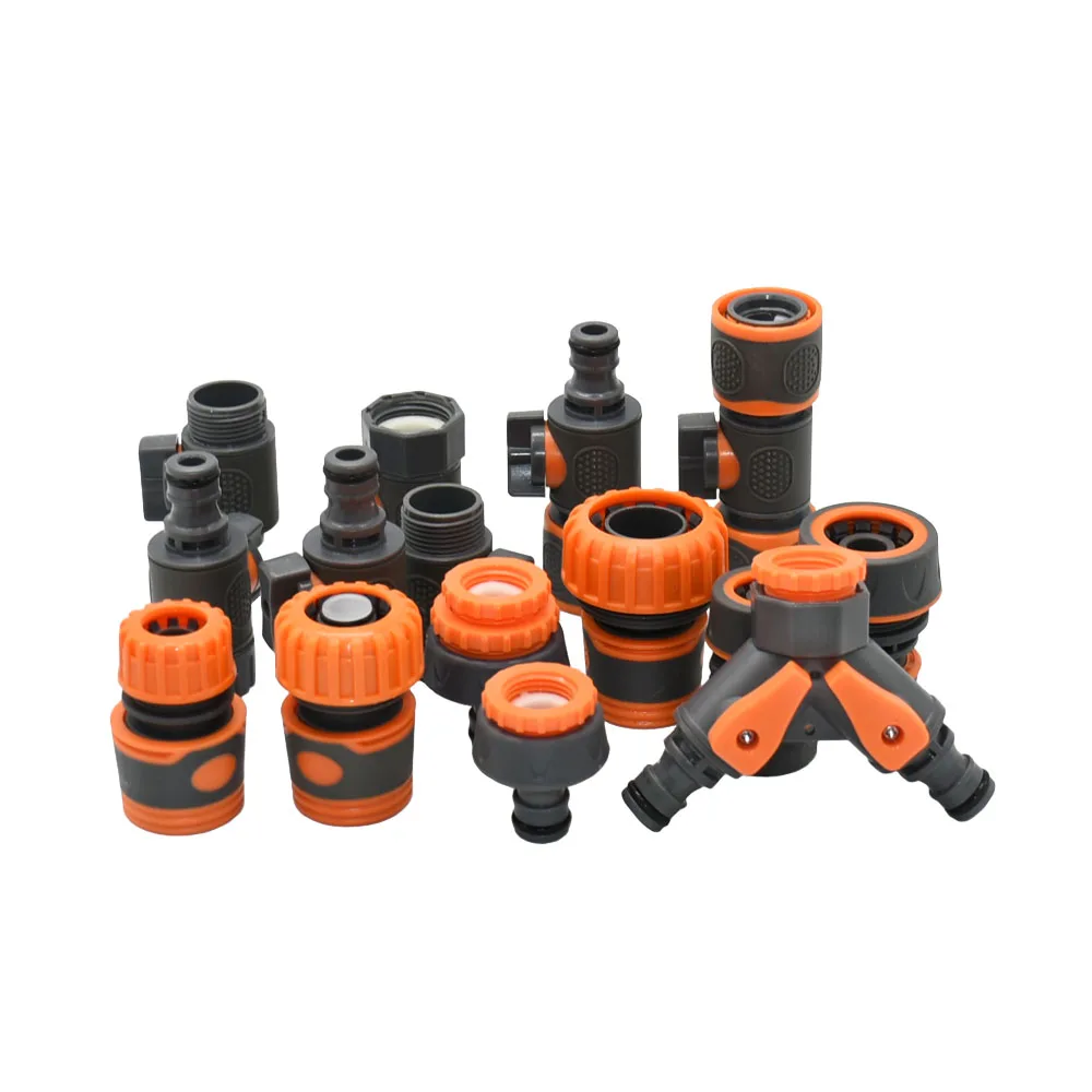 3/4 macho hembra grifo conector rápido pezón manguera de jardín rosca válvula de bola accesorios reparación de tubos adaptador de pistola de riego