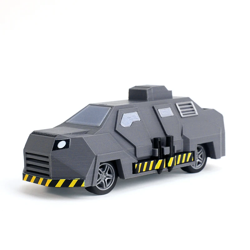 Modelo de Vehículo Blindado Storm Interceptor Titus Tornado Chaser, Réplica de Película, Juguete Coleccionable, Regalo