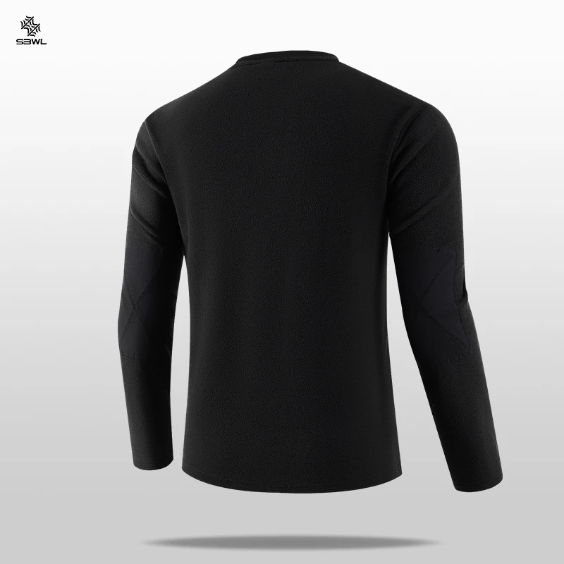 SBWL-Camiseta de secado rápido para correr para hombre, camiseta deportiva para Fitness, gimnasio, culturismo, entrenamiento, camiseta de manga larga, camiseta de compresión