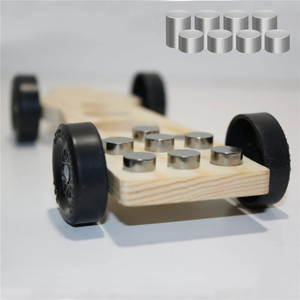 20 piezas pesas de acero para coche de madera, cilindros de potencia para coche de carrera de pino, peso amortiguador de aleación de acero 1/16OZ 1/8OZ 1/4OZ 1/2OZ