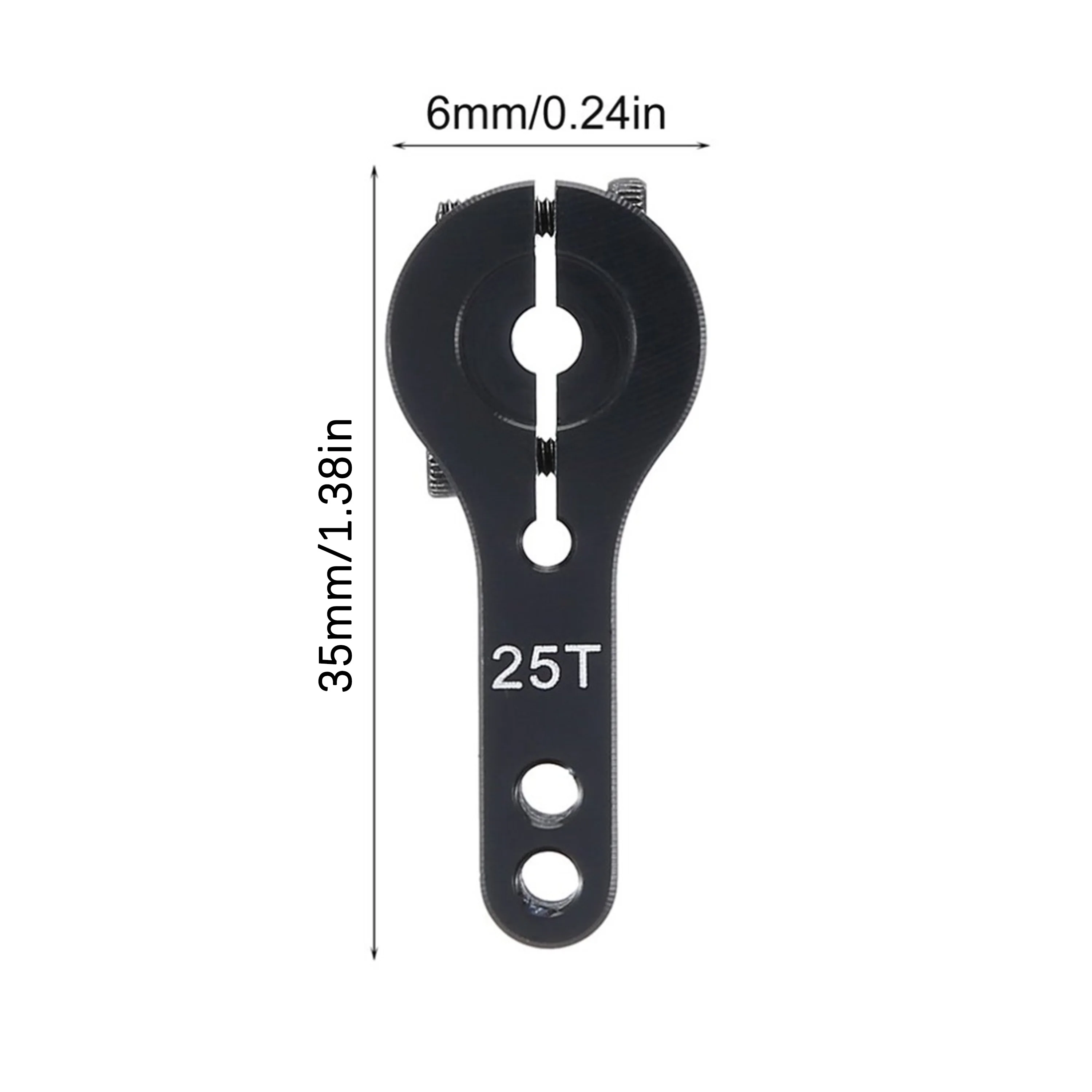25T M3 Metal RC Servo cuerno brazo de aluminio Set para MG995 MG996R E9001 Futaba Savox Xcore HL PowerHD JX SPT Dspower DIY coche juguete parte
