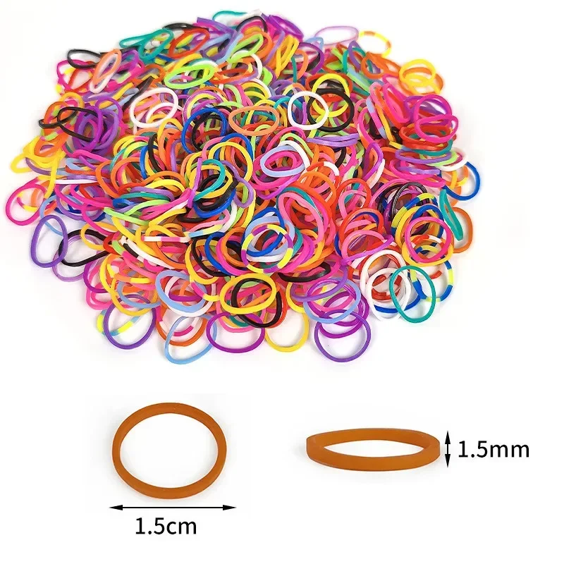 100 unids/pack aseo gato cachorro duradero elástico diadema para perros sin palo pelo mascota banda de goma suministros para mascotas Accesorios