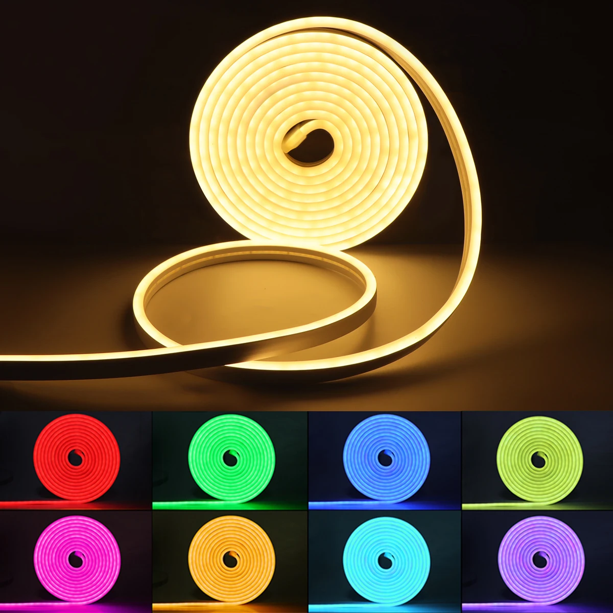 Tira de LED RGB Inteligente Zigbee Tuya, USB 5V, Cinta Flexible Impermeable, Luces LED para Decoración de Habitaciones, Fita LED RGB, Requiere HUB
