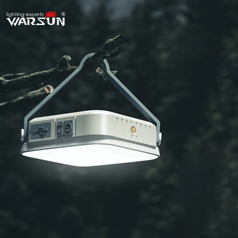 Luces de Camping Warsun, luces colgantes recargables SMD para exteriores, luz de relleno portátil, iluminación de mantenimiento de trabajo