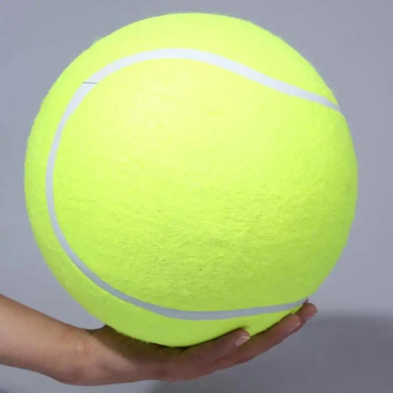 Pelota de tenis para perros de 7/8/9,5 pulgadas, juguetes gigantes para mascotas, juguete para masticar para perros, firma Mega Jumbo, suministros de entrenamiento de pelota para niños, peluche